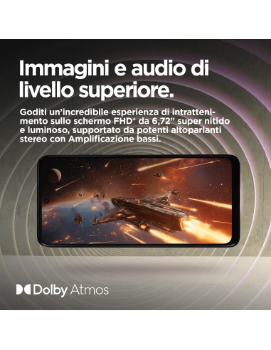 Motorola moto g15 17,1 cm (6.72") Doppia SIM Android 15 4G USB tipo-C 8 GB 128 GB 5200 mAh Grigio