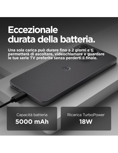 Motorola moto g15 17,1 cm (6.72") Doppia SIM Android 15 4G USB tipo-C 8 GB 128 GB 5200 mAh Grigio