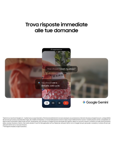 Samsung Galaxy A17 5G, Android 15, Display sAMOLED 6.7", 8GB RAM, 256GB, Batteria 5.000 mAh, Resistenza IP54, Memoria