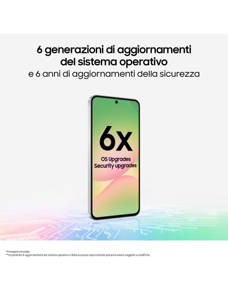 Samsung Galaxy A56 5G, Smartphone con Funzioni intelligenti, Display Super AMOLED 6.7”, 8GB RAM, 256GB, Camera 50MP, Batteria